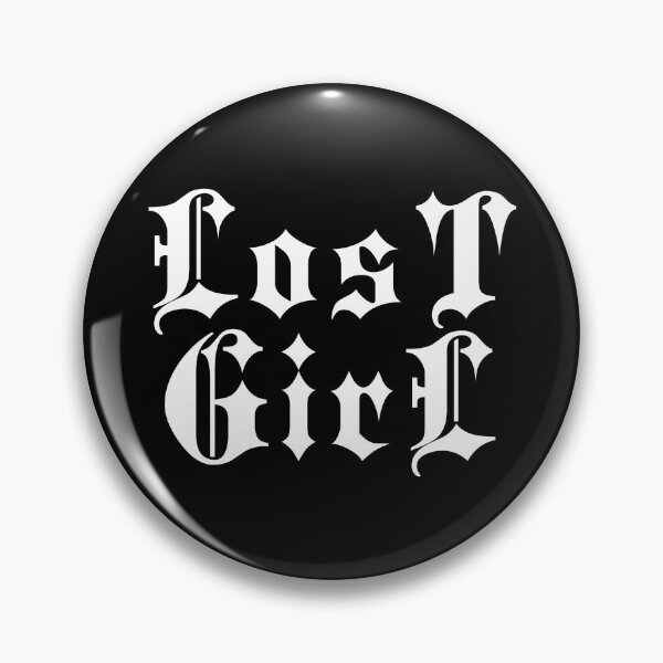 Item preview, Lost Girl | Stylish Goth Typography designed and sold by ProdbyNiECO.