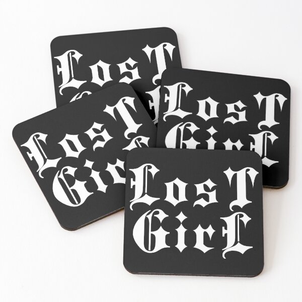 Item preview, Lost Girl | Stylish Goth Typography designed and sold by ProdbyNiECO.