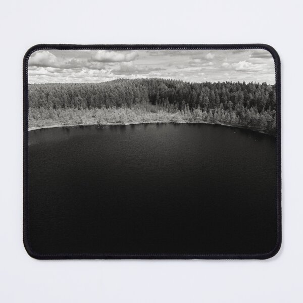 Item preview, The lake in the forest. Kirkaslammi bw designed and sold by Jouko Lehto Photography.