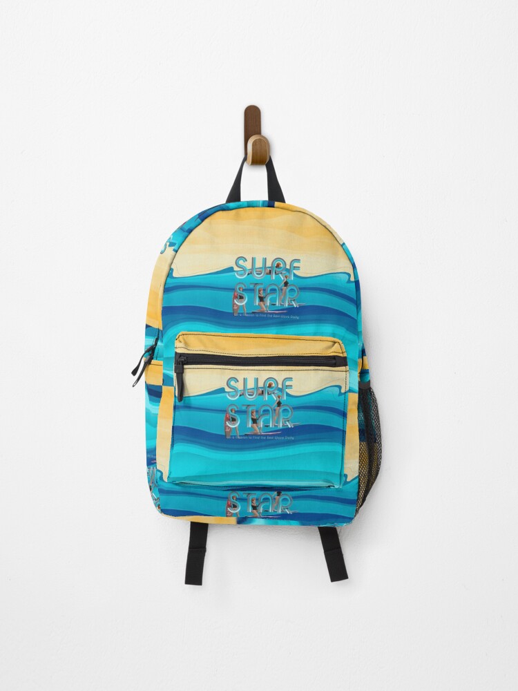 Thumbnail 1 of 3, Backpack, Surf Star designed and sold by teepossible.