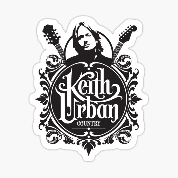 "Keith Urban" Sticker for Sale by Miamiman Redbubble