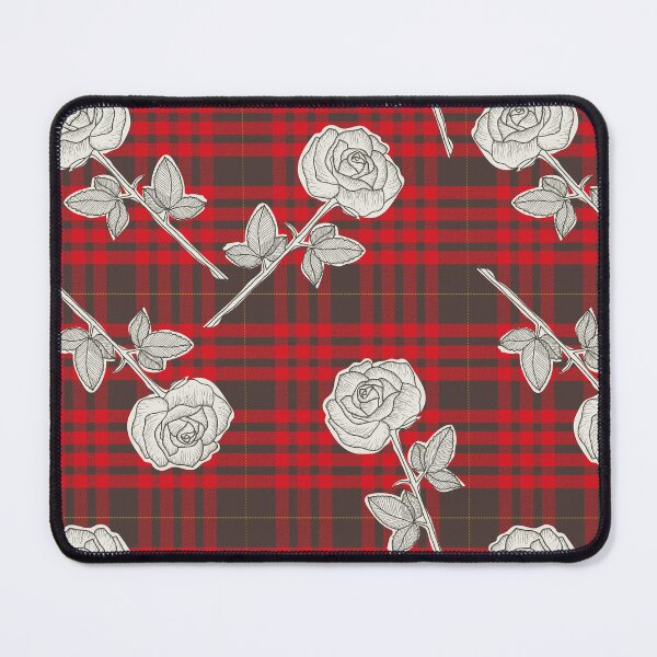 Item preview, Fashionable Roses in RedTartan designed and sold by Claudia S. Design.