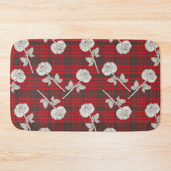 Item preview, Fashionable Roses in RedTartan designed and sold by Claudia S. Design.
