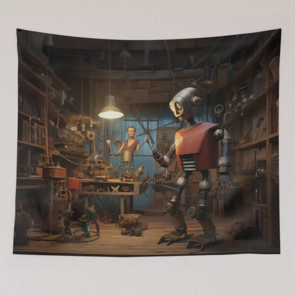 Item preview, Robot in the Puppet Makers Workshop designed and sold by Peter LOPEZ.