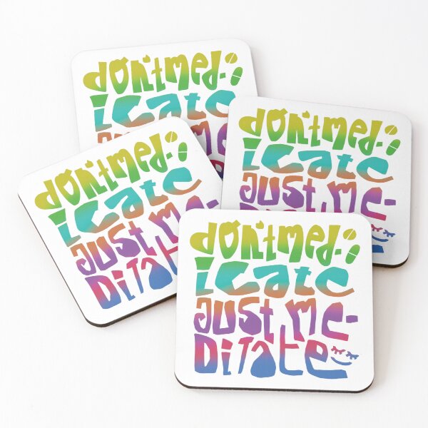 Item preview, DON'T MEDICATE | JUST MEDITATE designed and sold by axelle1410.