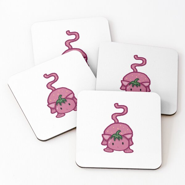 Item preview, Cute Pink Strawberry Cat designed and sold by MelodysGarden.