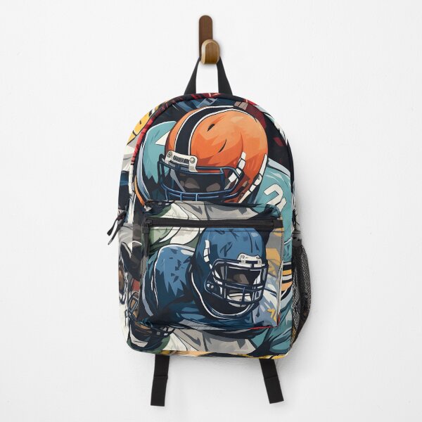 Item preview, A Bunch Of Metallic Balls—“From kickoff to victory: helmet, color and graphics in sight.” They represent a team's identity and inspire team pride. Autumn Football Kickoff Pattern. Fall Design. designed and sold by ignasirus.