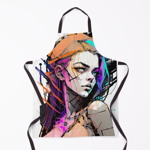 Item preview, Girl Watercolor Inkpunk Design designed and sold by Goodyzaa.