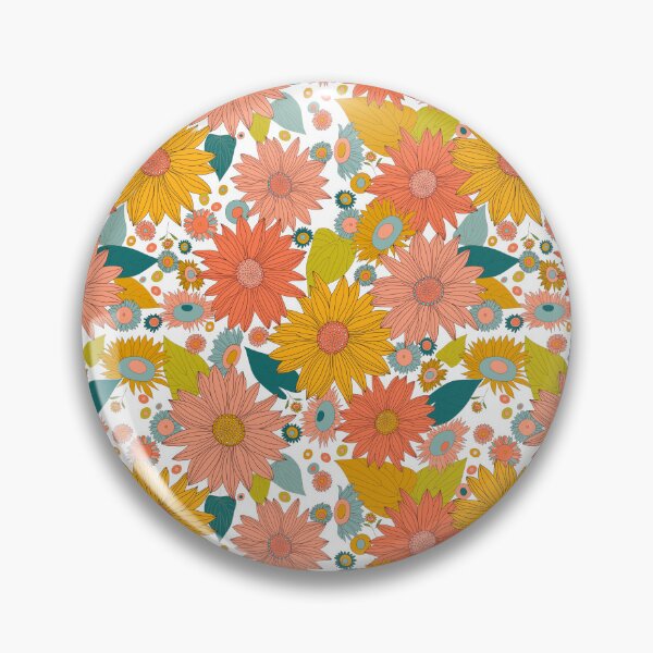 Item preview, Retro Sunflower Pattern designed and sold by XiangSlowLife.