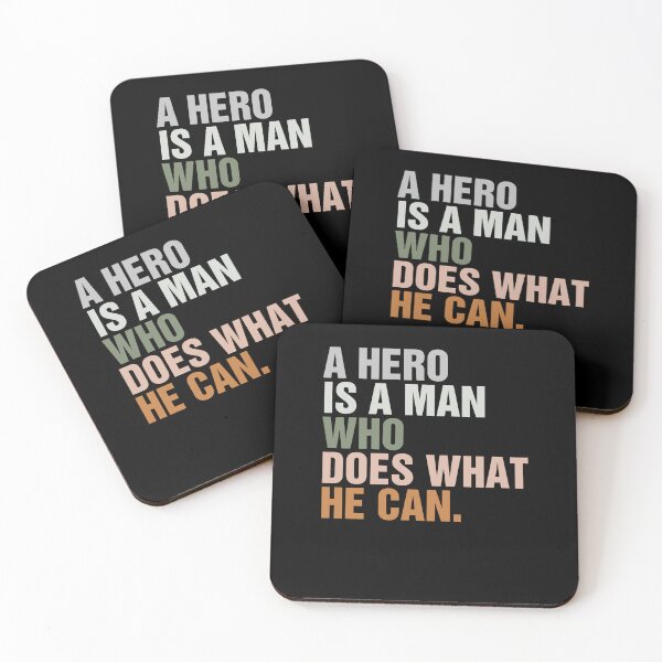 Item preview, A hero is a man who does what he can Classic T-Shirt designed and sold by ouaredi.