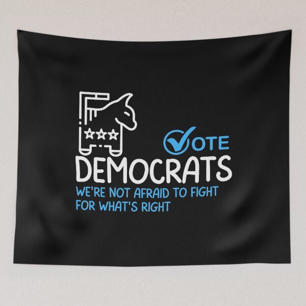 Item preview, Vote Democrats For What's Right Political Design designed and sold by EarthArtDesigns.