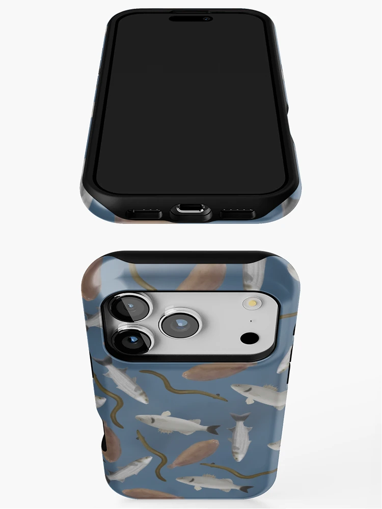Thumbnail 3 of 4, iPhone Case, Fish pattern designed and sold by daisyandlime.