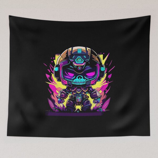 Item preview, Skull Robot Art (Ver.2): Melding Metal and Bones in Futuristic Splendor!  designed and sold by Watchara Aekcheen.
