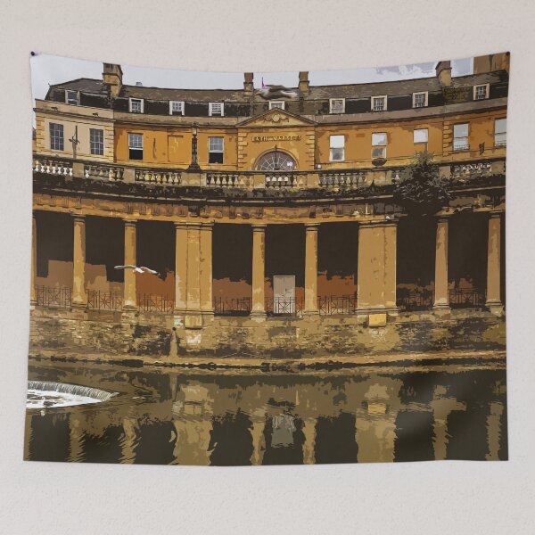 Item preview, Reflection at Pulteney Weir, Bath designed and sold by Rowena Ko.