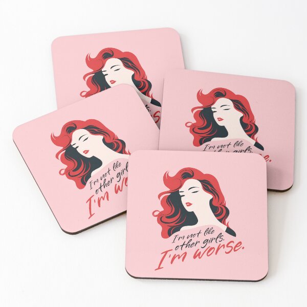 Item preview, I'm not like other girls. I'm worse. designed and sold by lunaticbear.