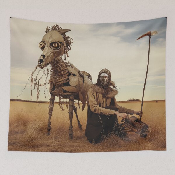 Item preview, Masked Warrior on Planet Mars designed and sold by Peter LOPEZ.