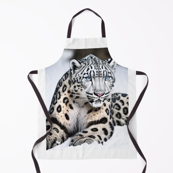 Item preview, Spying Snow Leopard designed and sold by trenchbalence.