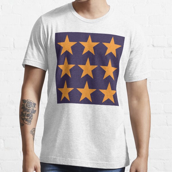 Multi Color Blue And Orange ATM Star Tee