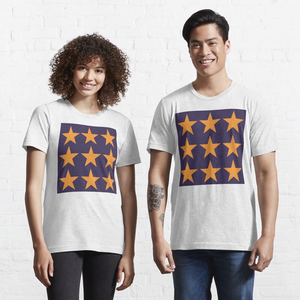 Multi Color Blue And Orange ATM Star Tee
