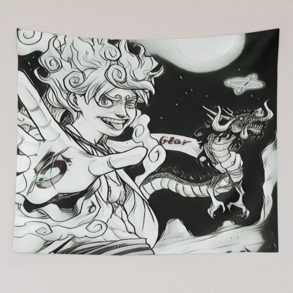 Item preview, luffy engranaje 5 manga designed and sold by Crownshpo.