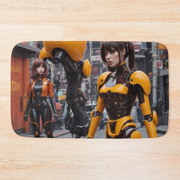 Item preview, Robotic duo, portrait of women designed and sold by jsebouvi.