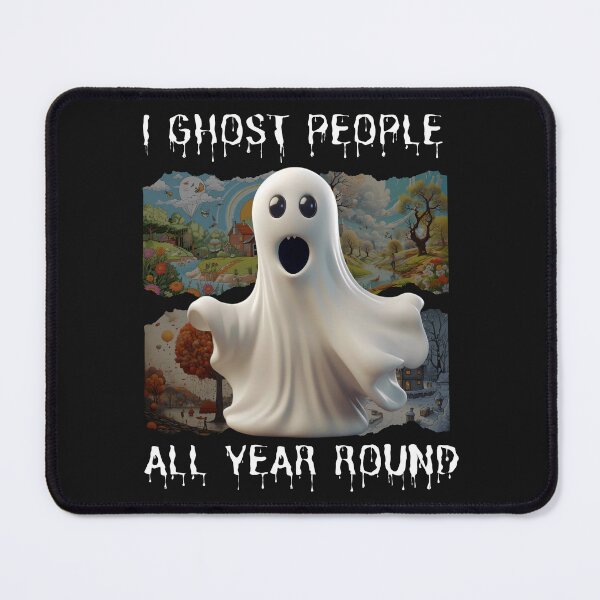 Item preview, I Ghost People All Year Round Funny Halloween Graphic designed and sold by MTJ-Mushrooms.