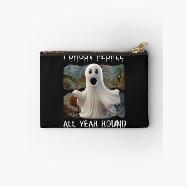 Item preview, I Ghost People All Year Round Funny Halloween Graphic designed and sold by MTJ-Mushrooms.