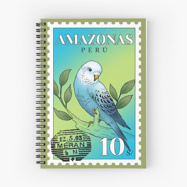 Item preview, Amazonas peru pájaro postal designed and sold by RokuCreations.