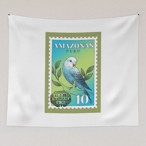 Item preview, Amazonas peru bird postal designed and sold by RokuCreations.
