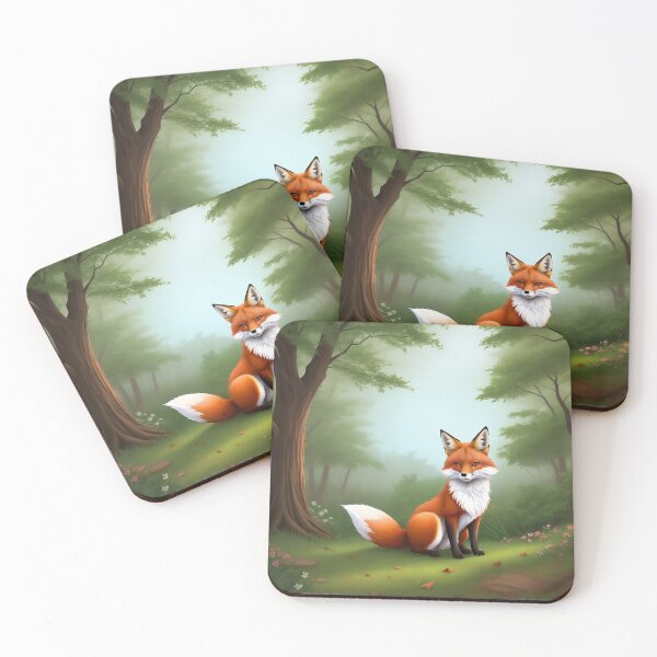 Item preview, Graceful fox designed and sold by AICreativeArts.