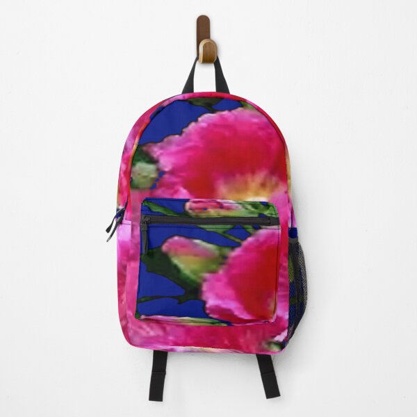 Item preview, ROSE PINK GARDEN HOLLYHOCK FLORALS ART designed and sold by sharlesart.