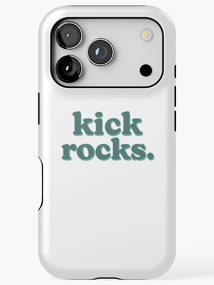 Thumbnail 1 of 4, iPhone Case, Kick Rocks designed and sold by SycamoreDesigns.