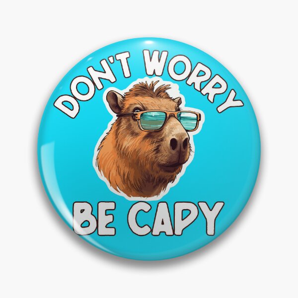 Item preview, Don't Worry Be Capy Funny Capybara designed and sold by ttuniques.