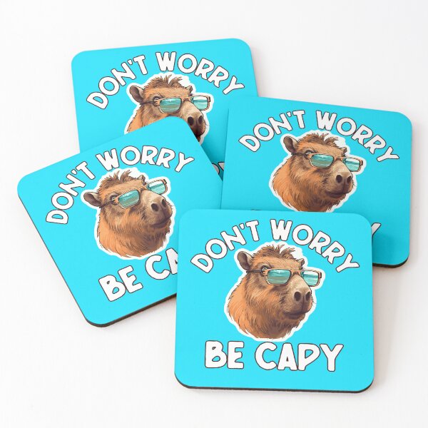 Item preview, Don't Worry Be Capy Funny Capybara designed and sold by ttuniques.