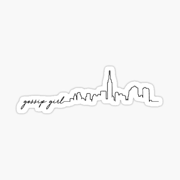 Gossip Girl Skyline Sticker