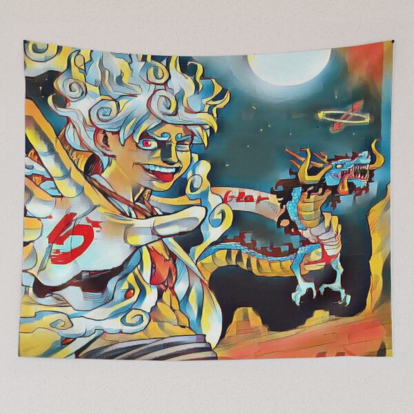 Item preview, luffy gear 5 plein air designed and sold by Crownshpo.