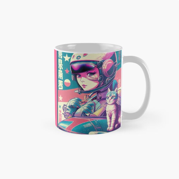 Item preview, Gato espacial de anime vintage | Diseño de origen de anime retro de calidad | Chibi Kawaii Manga Arte designed and sold by AlNoah.