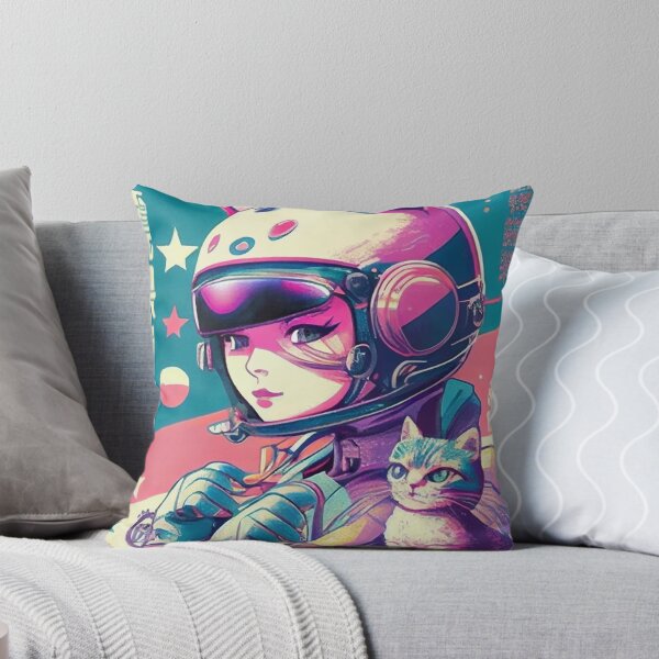 Item preview, Gato espacial de anime vintage | Diseño de origen de anime retro de calidad | Chibi Kawaii Manga Arte designed and sold by AlNoah.