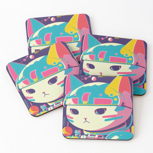 Item preview, Gato espacial de anime vintage | Diseño de origen de anime retro de calidad | Chibi Kawaii Manga Arte designed and sold by AlNoah.