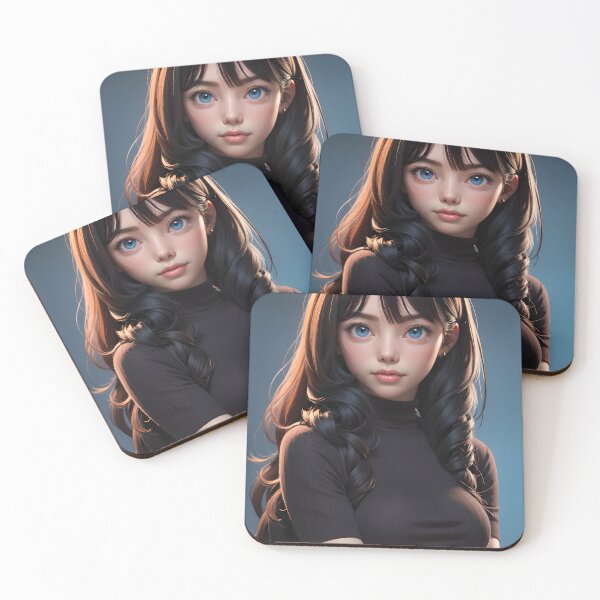 Item preview, 3d cartoon girl with cat ears designed and sold by sudsaipan.