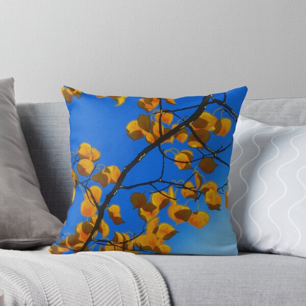 Golden Morning Throw Pillow