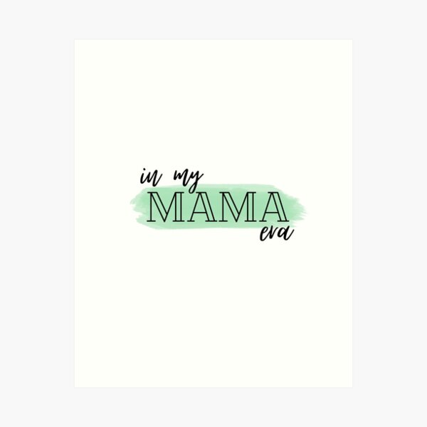 Item preview, In My MAMA Era - Green designed and sold by Cozy-Home10.