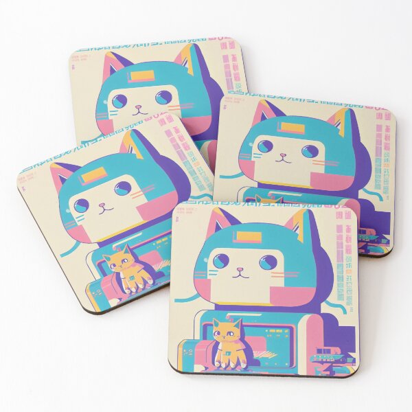 Item preview, Gato espacial de anime vintage | Diseño de origen de anime retro de calidad | Chibi Kawaii Manga Arte designed and sold by AlNoah.