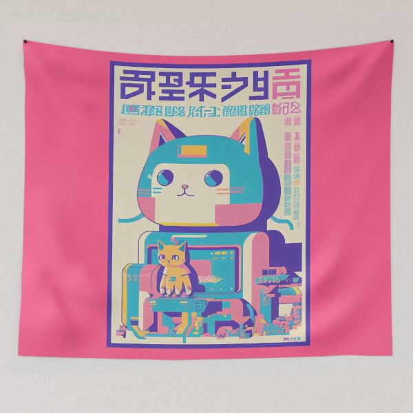 Item preview, Gato espacial de anime vintage | Diseño de origen de anime retro de calidad | Chibi Kawaii Manga Arte designed and sold by AlNoah.