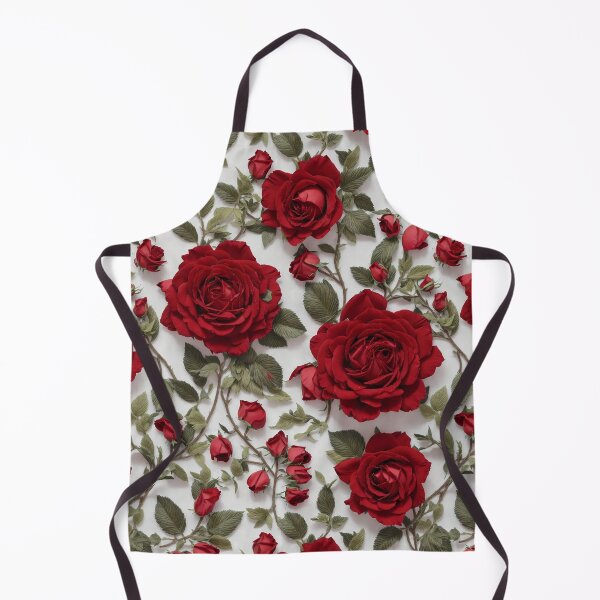 Item preview, Girly Rose Pattern Floral Repeat Red Roses Design designed and sold by TriniTeeClub.