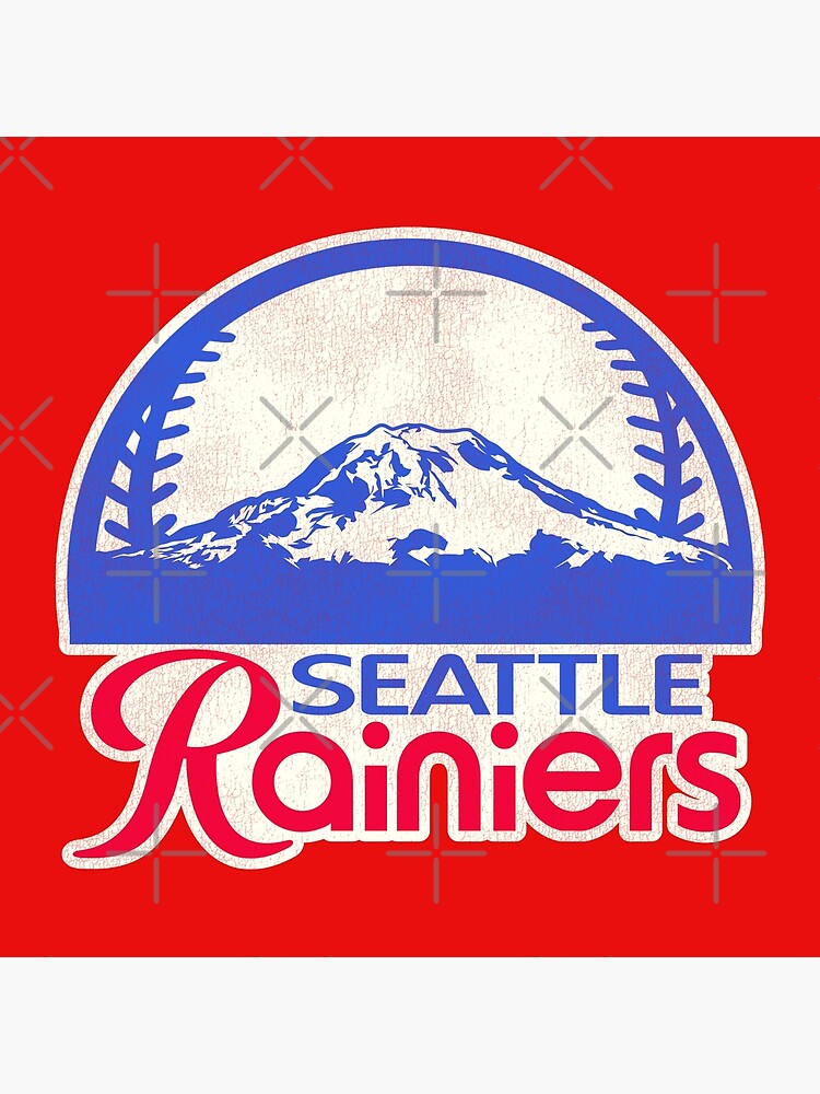 Defunct Seattle Rainiers Baseball Hat Crest - Baseball - Sticker