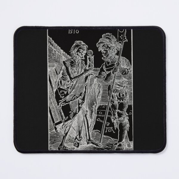 Item preview, Death and the Mercenary, Negative Albrecht Dürer designed and sold by DreamingBeetle.