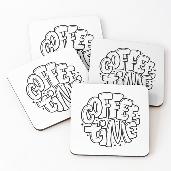 Item preview, It’s Coffee Time Graffiti designed and sold by trenchbalence.