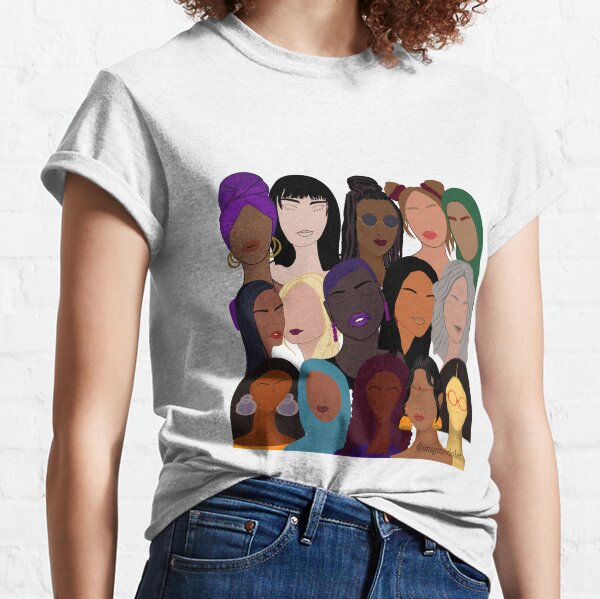 Aperçu de l'œuvre Toutes pour les femmes, des femmes pour toutes créée et vendue par imagineviolet.