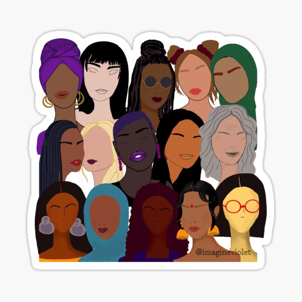 Vista previa del artículo con la obra «Todo para mujeres, Mujeres para todas», diseñado y vendido por imagineviolet.